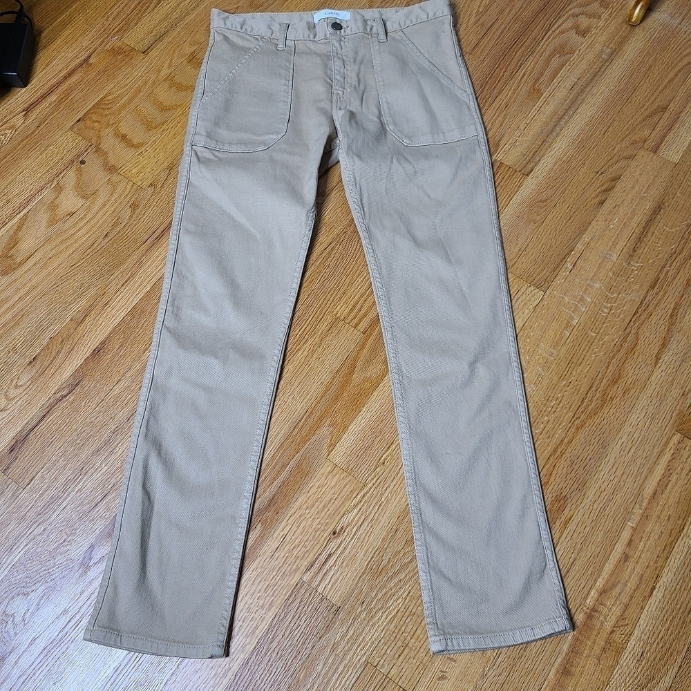 Ba&sh Medium Lady Slim Khaki High Rise Pants